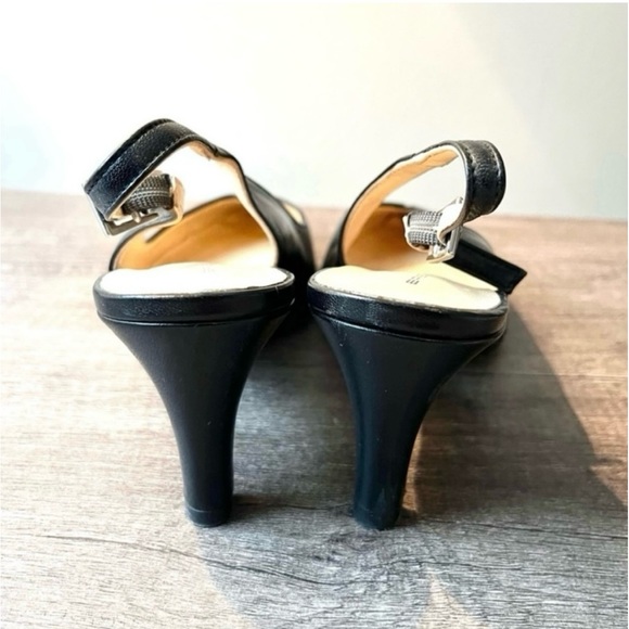 Brenda Zaro Point Toe Sling Back Heels - Picture 8 of 16